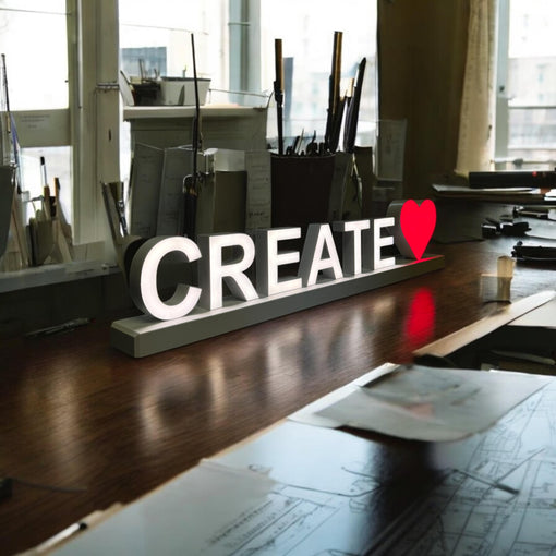 Magnetic LED Letters for Office Spaces | Modern and Motivational Decor