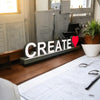Magnetic LED Letters for Home Offices | Stylish and Functional Lighting