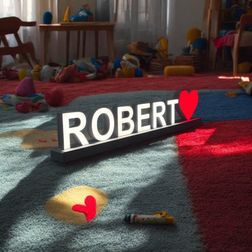Magnetic LED Letters for Kids’ Rooms | Fun and Functional Lighting