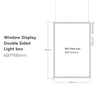 Window Display Double-Sided Led Lightbox, A1, 8000k, IP20, W23.62