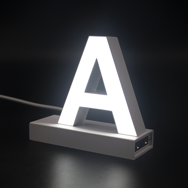 Magnetic LED Capital Letter, (A), Letter lights, Light Letter Box, Light Up Letters, 3D, H3.7