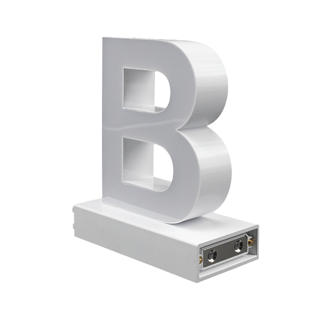 Magnetic LED Capital Letter, (B), Letter lights, Light Letter Box, Light Up Letters, 3D, H3.7