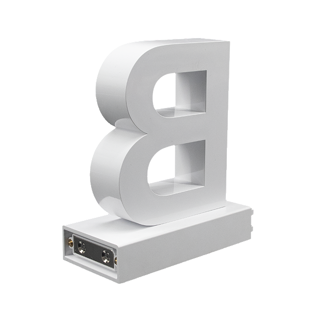 Magnetic LED Capital Letter, (B), Letter lights, Light Letter Box, Light Up Letters, 3D, H3.7