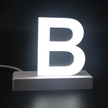 Magnetic LED Capital Letter, (B), Letter lights, Light Letter Box, Light Up Letters, 3D, H3.7