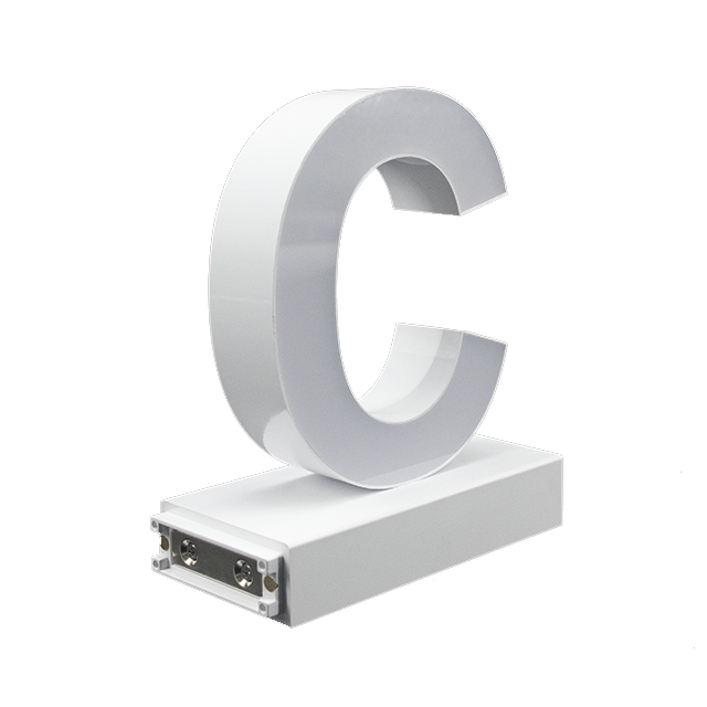 Magnetic LED Capital Letter, (C), Letter lights, Light Letter Box, Light Up Letters, 3D, H3.7