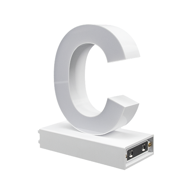 Magnetic LED Capital Letter, (C), Letter lights, Light Letter Box, Light Up Letters, 3D, H3.7