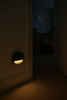 Prime Shine Round Step Light 2-Pack – Rechargeable Motion Sensor LED Night Lights (Black & White, 3000K Warm Light)
