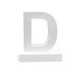 Magnetic LED Capital Letter, (D), Letter lights, Light Letter Box, Light Up Letters, 3D, H3.7