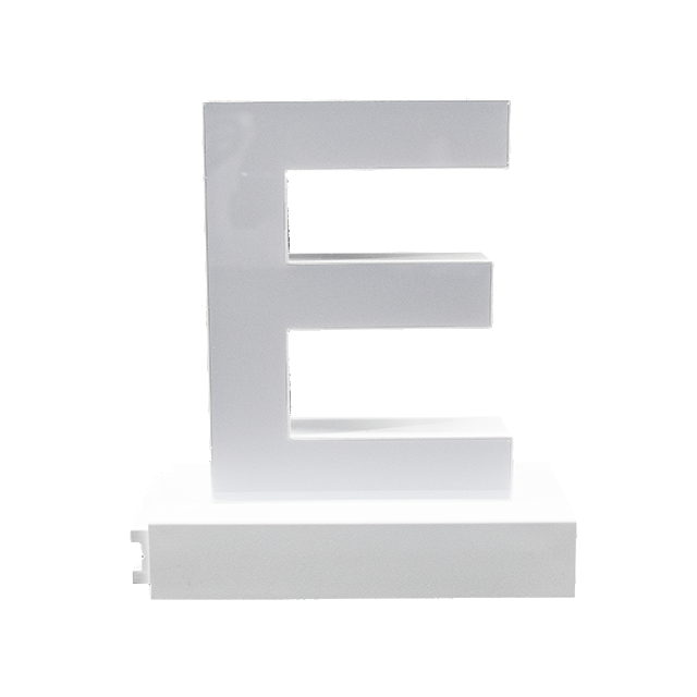 Magnetic LED Capital Letter, (E), Letter lights, Light Letter Box, Light Up Letters, 3D, H3.7