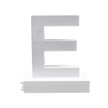 Magnetic LED Capital Letter, (E), Letter lights, Light Letter Box, Light Up Letters, 3D, H3.7