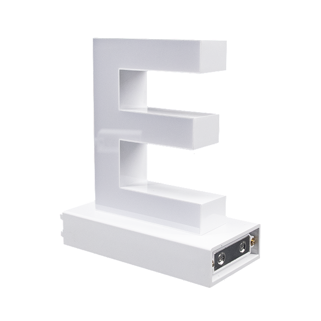 Magnetic LED Capital Letter, (E), Letter lights, Light Letter Box, Light Up Letters, 3D, H3.7