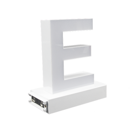 Magnetic LED Capital Letter, (E), Letter lights, Light Letter Box, Light Up Letters, 3D, H3.7