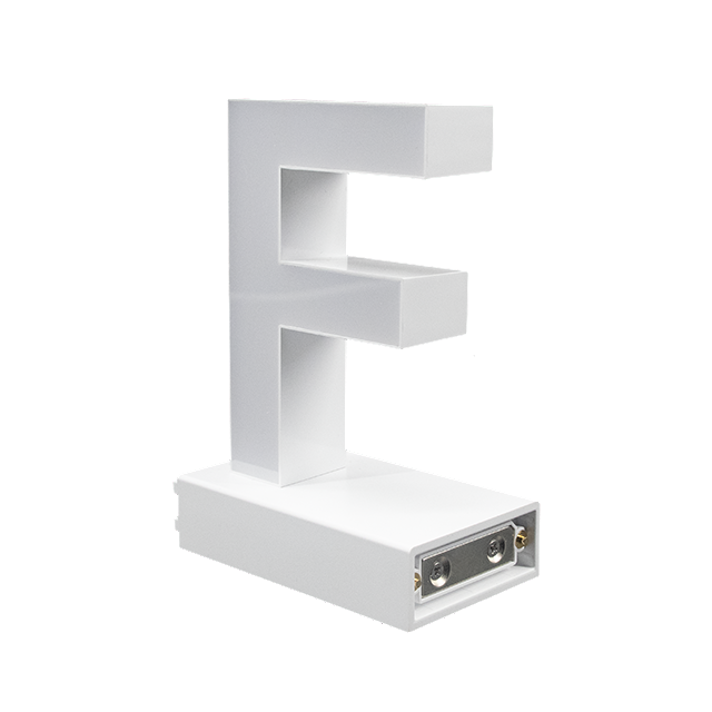 Magnetic LED Capital Letter, (F), Letter lights, Light Letter Box, Light Up Letters, 3D, H3.7