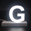 Magnetic LED Capital Letter, (G), Letter lights, Light Letter Box, Light Up Letters, 3D, H3.7