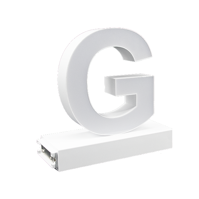 Magnetic LED Capital Letter, (G), Letter lights, Light Letter Box, Light Up Letters, 3D, H3.7