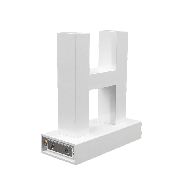 Magnetic LED Capital Letter, (H), Letter lights, Light Letter Box, Light Up Letters, 3D, H3.7