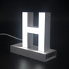 Magnetic LED Capital Letter, (H), Letter lights, Light Letter Box, Light Up Letters, 3D, H3.7