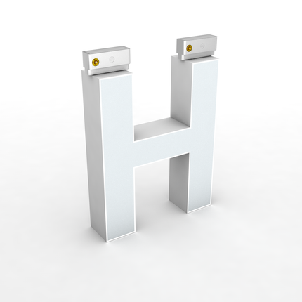 LED Top Track Series Capital Letter, (H), 6500k, H5.9