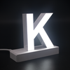 Magnetic LED Capital Letter, (K), Letter lights, Light Letter Box, Light Up Letters, 3D, H3.7