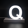 Magnetic LED Capital Letter, (Q), Letter lights, Light Letter Box, Light Up Letters, 3D, H3.7
