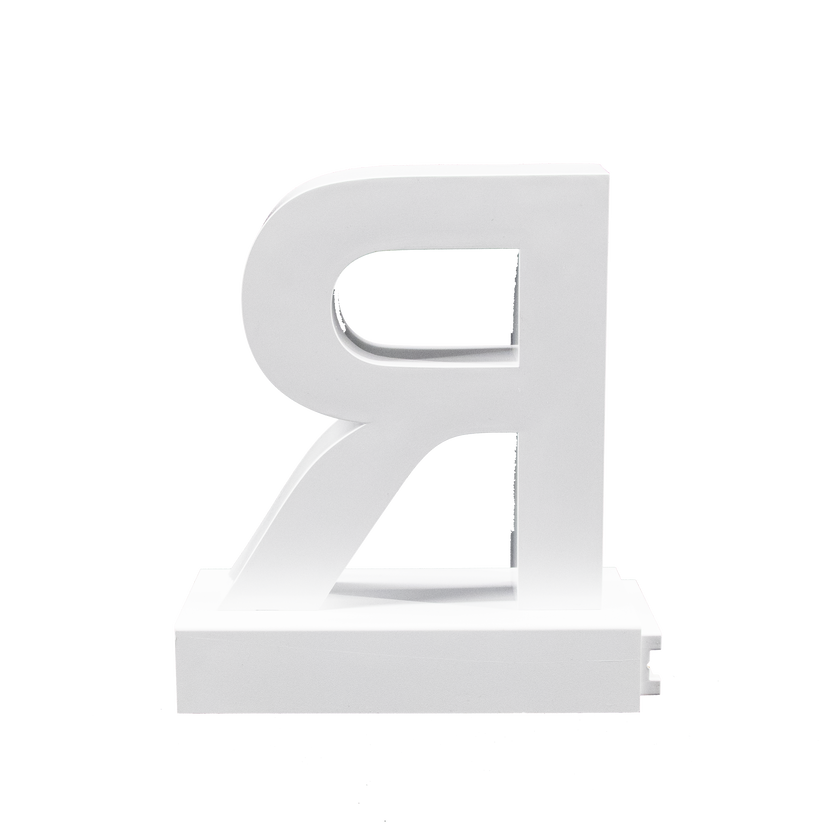 Magnetic LED Capital Letter, (R), Letter lights, Light Letter Box, Light Up Letters, 3D, H3.7