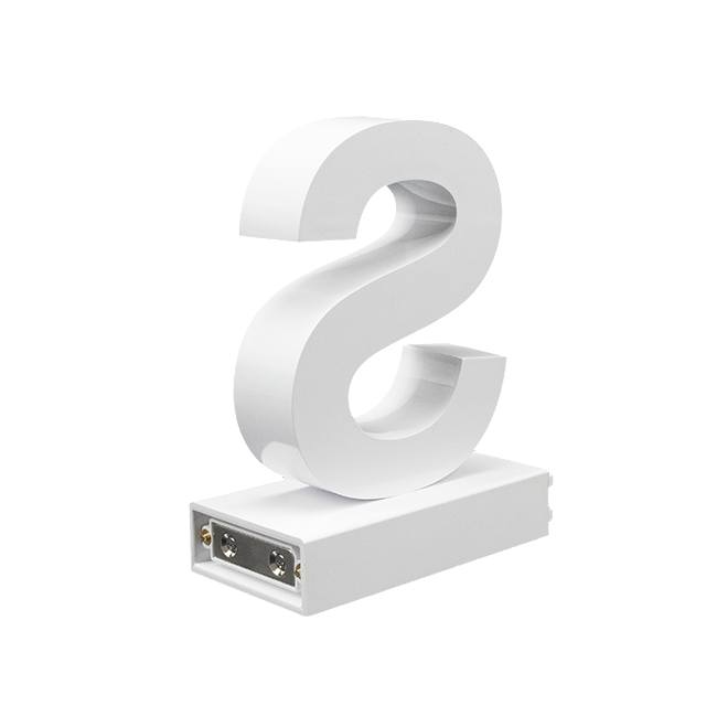 Magnetic LED Capital Letter, (S), Letter lights, Light Letter Box, Light Up Letters, 3D, H3.7
