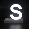 Magnetic LED Capital Letter, (S), Letter lights, Light Letter Box, Light Up Letters, 3D, H3.7