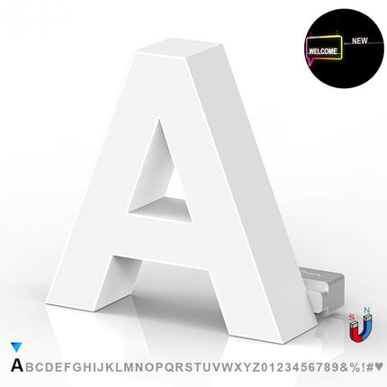 LED Advertising Frame Series Capital Letter, (A), 6500k, H3.0