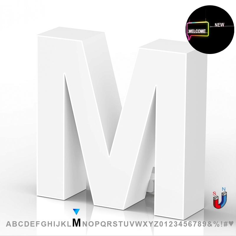 LED Advertising Frame Series Capital Letter, (M), 6500k, H3.0