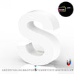 LED Advertising Frame Series Capital Letter, (S), 6500k, H3.0