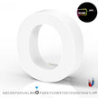 LED Advertising Frame Series Capital Letter, (O), 6500k, H3.0