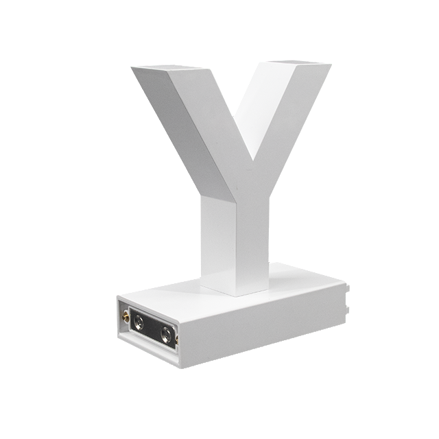 Magnetic LED Capital Letter, (Y), Letter lights, Light Letter Box, Light Up Letters, 3D, H3.7
