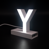 Magnetic LED Capital Letter, (Y), Letter lights, Light Letter Box, Light Up Letters, 3D, H3.7