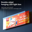 Double - Sided Hanging Lightbox, W35.76