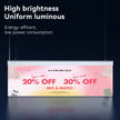 Double - Sided Hanging Lightbox, W35.76