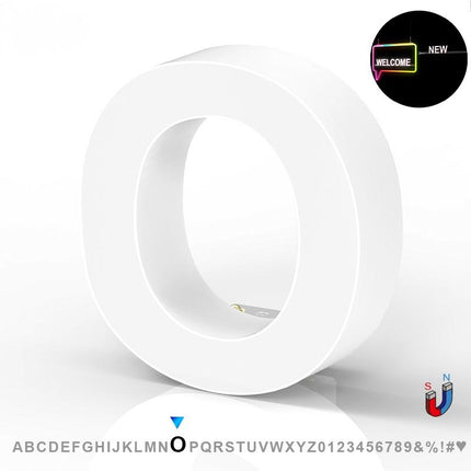 LED Advertising Frame Series Capital Letter, (O), 6500k, H3.0