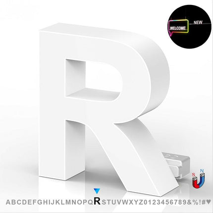 LED Advertising Frame Series Capital Letter, (R), 6500k, H3.0