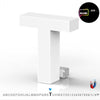 LED Advertising Frame Series Capital Letter, (T), 6500k, H3.0