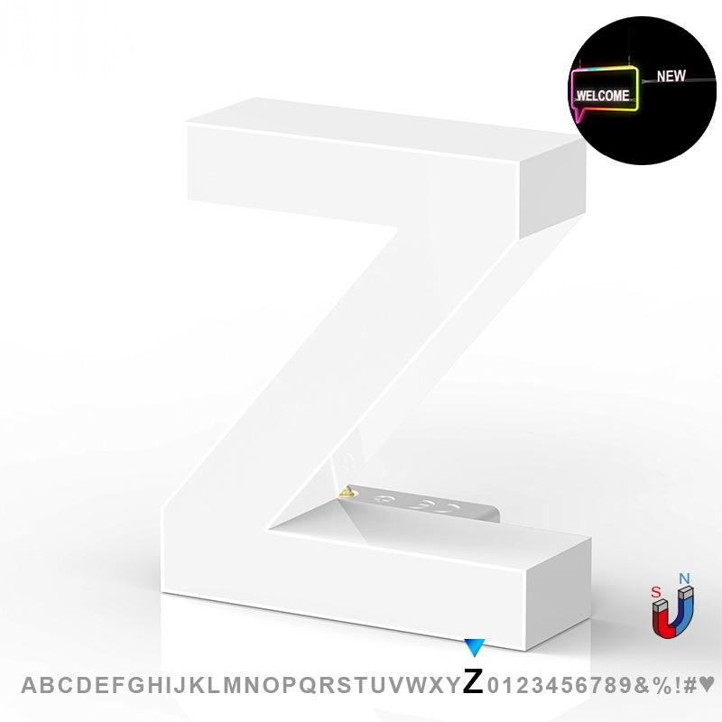 LED Advertising Frame Series Capital Letter, (Z), 6500k, H3.0
