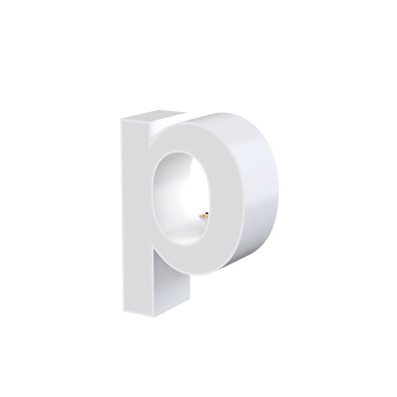 LED Advertising Frame Series Letter, (p), 6500k, H3.0