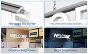 LED Top Track Profile, W35.44'', W47.25'', W59.06'', W78.74'', PrimeShine - Prime Shine