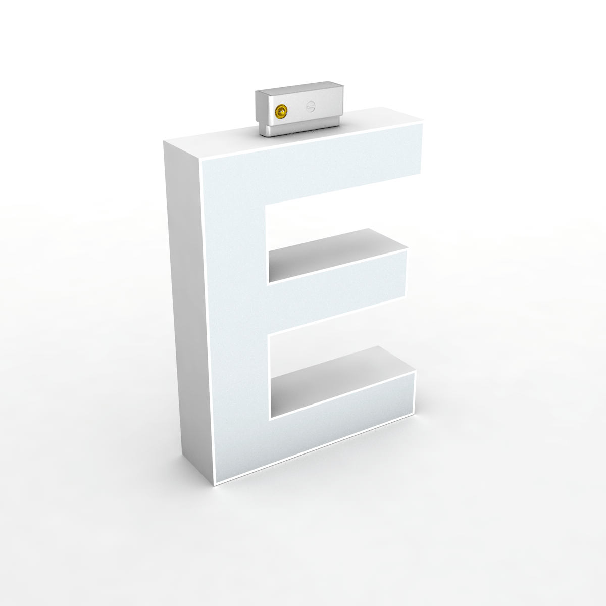 LED Top Track Series Capital Letter, (E), 6500k, H5.9