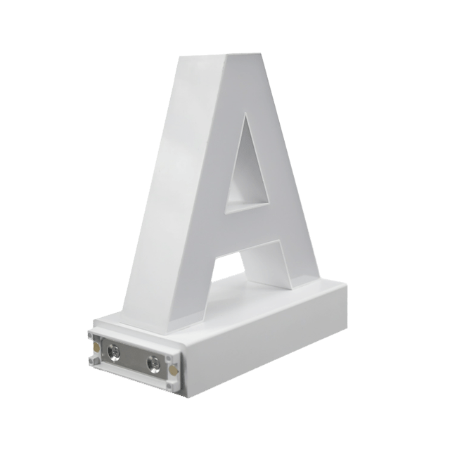 Magnetic LED Capital Letter, (A), Letter lights, Light Letter Box, Light Up Letters, 3D, H3.7
