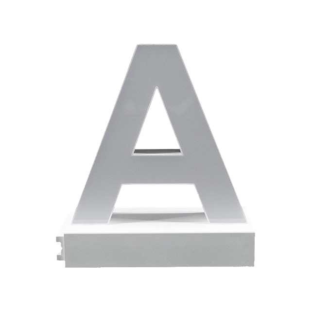Magnetic LED Capital Letter, (A), Letter lights, Light Letter Box, Light Up Letters, 3D, H3.7