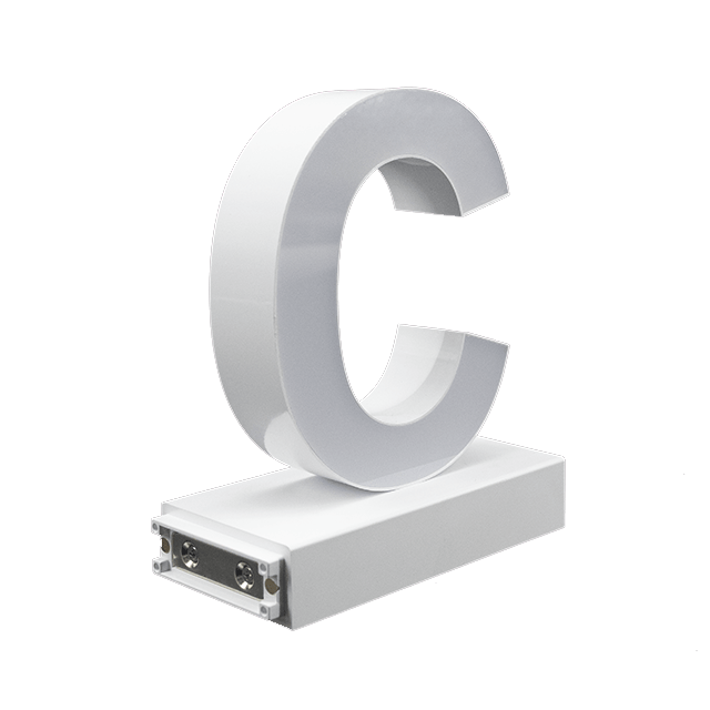 Magnetic LED Capital Letter, (C), Letter lights, Light Letter Box, Light Up Letters, 3D, H3.7