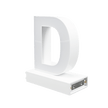 Magnetic LED Capital Letter, (D), Letter lights, Light Letter Box, Light Up Letters, 3D, H3.7
