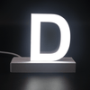 Magnetic LED Capital Letter, (D), Letter lights, Light Letter Box, Light Up Letters, 3D, H3.7