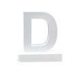 Magnetic LED Capital Letter, (D), Letter lights, Light Letter Box, Light Up Letters, 3D, H3.7