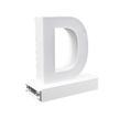 Magnetic LED Capital Letter, (D), Letter lights, Light Letter Box, Light Up Letters, 3D, H3.7