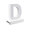 Magnetic LED Capital Letter, (D), Letter lights, Light Letter Box, Light Up Letters, 3D, H3.7